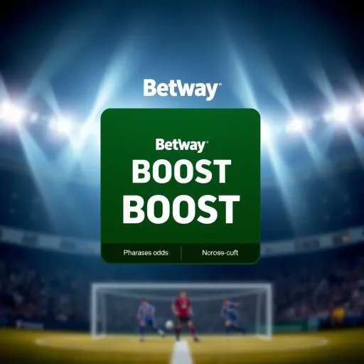 Illustration showing the Betway Boost feature highlighting increased betting odds on a digital sports betting platform