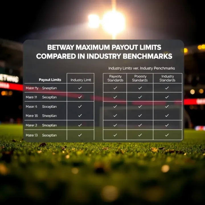 Comparison chart showing Betway payout limits versus industry standards in Nigerian betting market