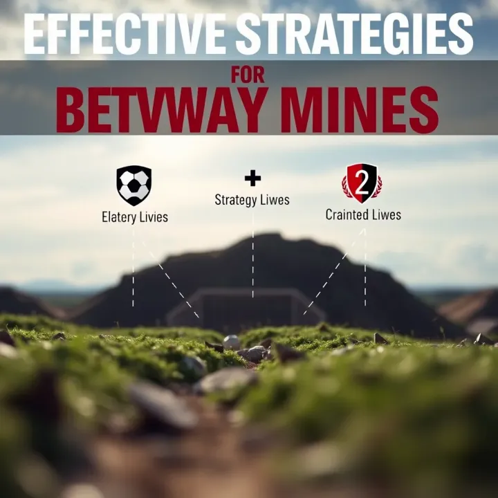 Effective Strategies for Betway Mines Success Graphic depicting strategic moves and tips for enhancing success in Betway Mines